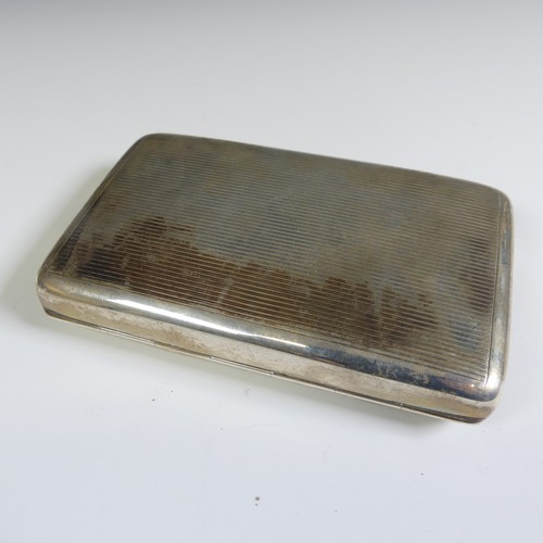 167 - A Victorian silver Cigarette Case, by A & J Zimmerman Ltd., hallmarked Birmingham 1898, rectangu... 