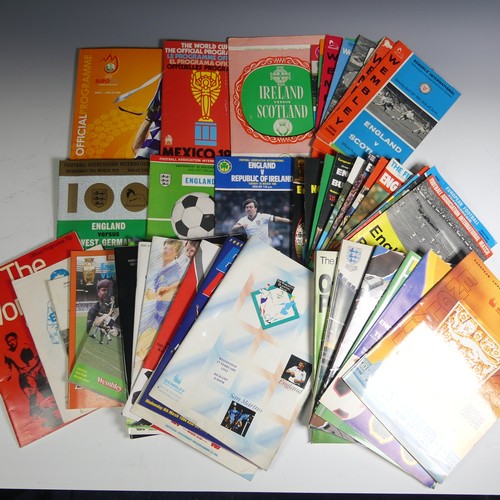 597 - Football Programmes, a quantity, 1960's - 2000's, mainly Chelsea, some F.A.Cup finals and Internatio... 