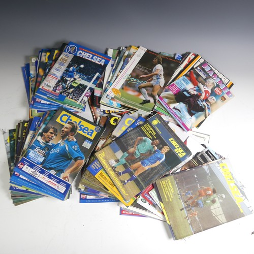 597 - Football Programmes, a quantity, 1960's - 2000's, mainly Chelsea, some F.A.Cup finals and Internatio... 