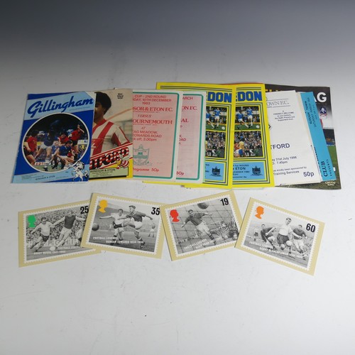 597 - Football Programmes, a quantity, 1960's - 2000's, mainly Chelsea, some F.A.Cup finals and Internatio... 