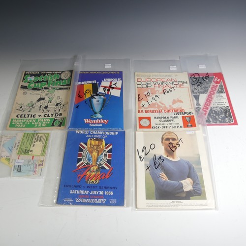 597 - Football Programmes, a quantity, 1960's - 2000's, mainly Chelsea, some F.A.Cup finals and Internatio... 