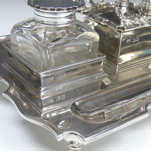 A George V silver Inkstand, by Goldsmiths & Silversmiths Co Ltd ...