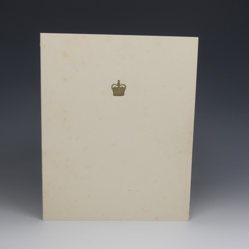 538 - H.M Queen Elizabeth II (1926-2022) signed 1952 Christmas Card, with black and white image of The Roy... 