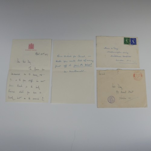 546 - A collection of Letters and Royal Ephemera relating to Kate Day, Milliner to Her Majesty in the 1950... 