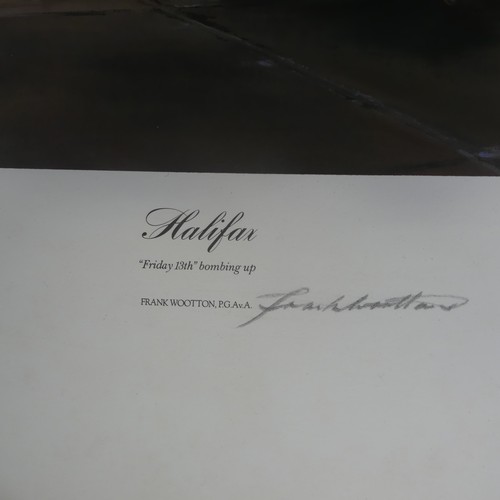 515 - Frank Wootton, A WWII limited edition colour print 'Lancaster', (attack on the Mohne Dam, 16th / 17t... 