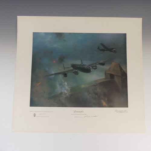 515 - Frank Wootton, A WWII limited edition colour print 'Lancaster', (attack on the Mohne Dam, 16th / 17t... 