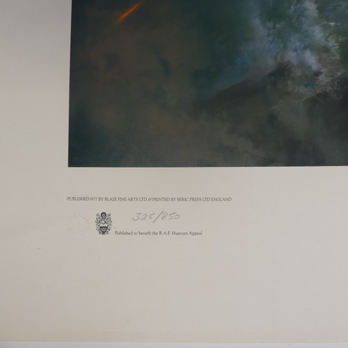 515 - Frank Wootton, A WWII limited edition colour print 'Lancaster', (attack on the Mohne Dam, 16th / 17t... 