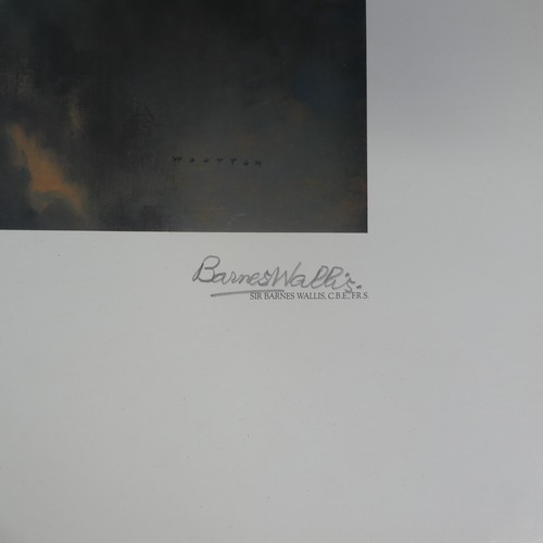 515 - Frank Wootton, A WWII limited edition colour print 'Lancaster', (attack on the Mohne Dam, 16th / 17t... 