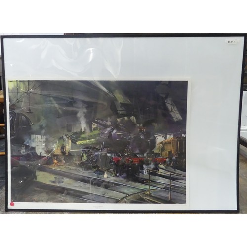 518 - After Terence Cuneo (British, 1907-1996), a signed print 