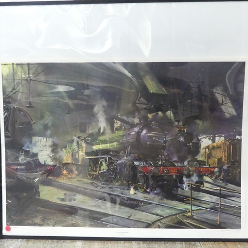 518 - After Terence Cuneo (British, 1907-1996), a signed print 