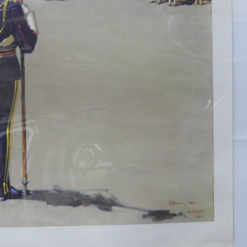 518 - After Terence Cuneo (British, 1907-1996), a signed print 