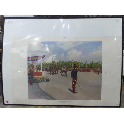 518 - After Terence Cuneo (British, 1907-1996), a signed print 