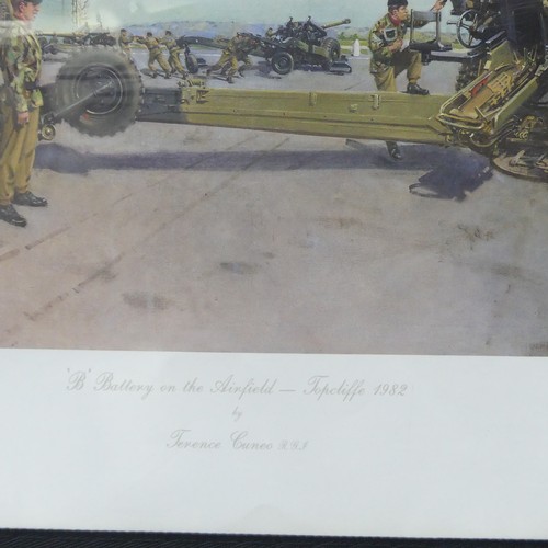518 - After Terence Cuneo (British, 1907-1996), a signed print 