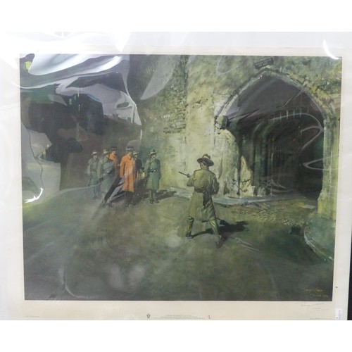 518 - After Terence Cuneo (British, 1907-1996), a signed print 