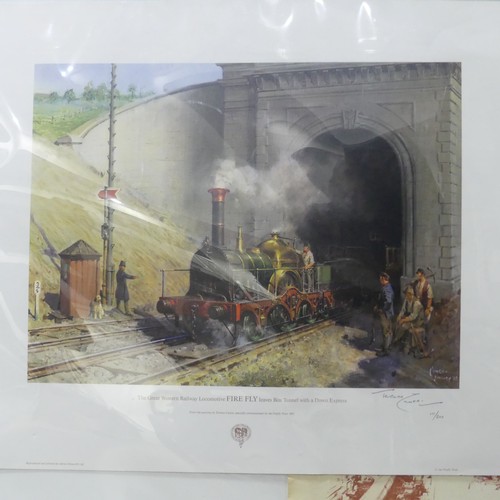 518 - After Terence Cuneo (British, 1907-1996), a signed print 