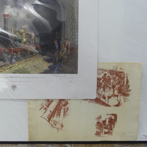 518 - After Terence Cuneo (British, 1907-1996), a signed print 