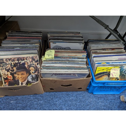 615 - Vinyl Records; A collection of mostly original LP's and Singles, mainly 1980's, including Paul Simon... 