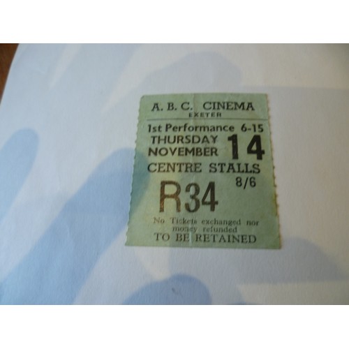 616 - 'The Beatles Show' Tour Programme, with ticket stub for the A.B.C Cinema Exeter, dated Thursday 14th... 