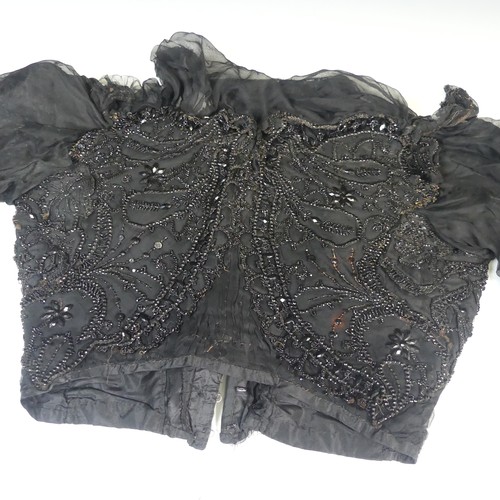 635 - A large quantity of antique and vintage Fashion and Textiles, including Victorian/Edwardian beaded b... 