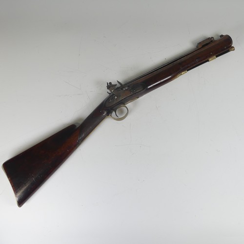 35 - An early-19th century Flintlock Blunderbuss, signed 'Egg', with 14½in (37cm) steel barrel inscribed ... 