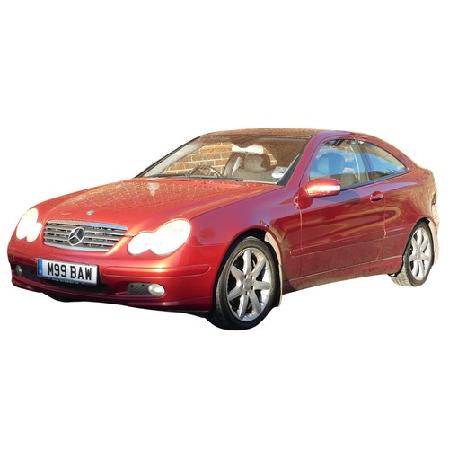 280 - A Mercedes C180 Kompressor SE Auto Coupe MotorcarRegistration: M99 BAW (2004)Odometer Reading: 72135... 