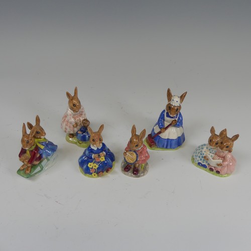 115 - A small quantity of Royal Doulton Bunnykins, comprising Billie and Buntie Bunnykins 'Sleigh Ride', D... 