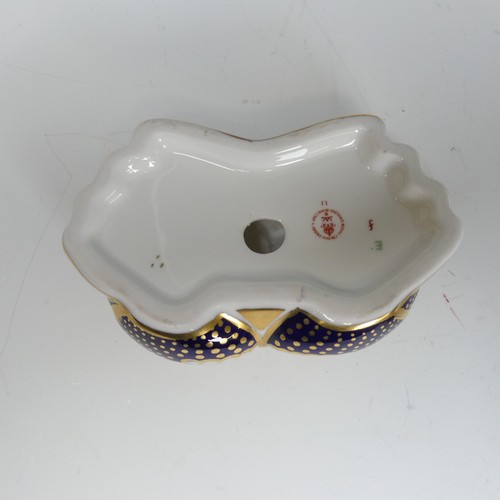 88 - A Royal Crown Derby Carp Paperweight, without stopper, together with a Dolphin, Seal and Crab of sec... 