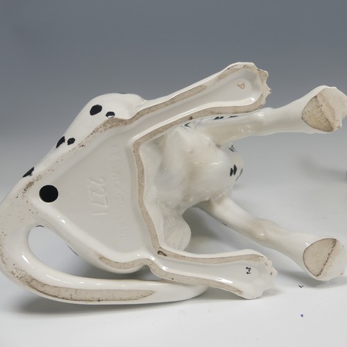 138 - A large Beswick Pottery model of a Dalmation, model number 2271, factory marks to base, H 35 cm, tog... 