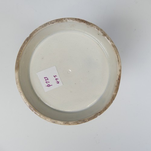 155 - A late 18thC pearlware Duke of York Mug, with hand coloured transfer print and inscription for 'His ... 