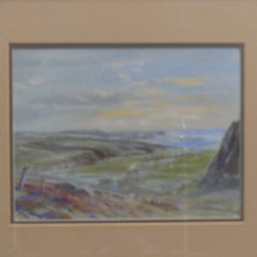 272 - Keith Money (New Zealand, b.1935), Loch Bracadale, Isle of Skye, pastel and chalk, signed with initi... 