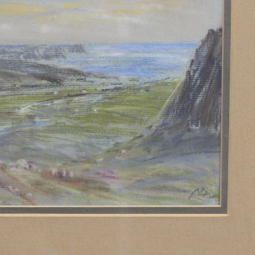 272 - Keith Money (New Zealand, b.1935), Loch Bracadale, Isle of Skye, pastel and chalk, signed with initi... 