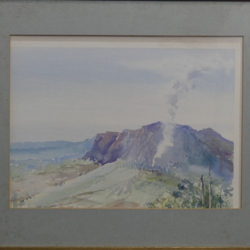 261 - Keith Money (New Zealand, b.1935), Charcoal burners' fire - East Africa, watercolour, signed, 33cm x... 