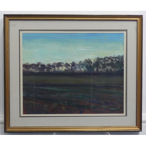 270 - Keith Money (New Zealand, b.1935), Wooded landscape, oil on board, signed with initial ‘M&rsqu... 