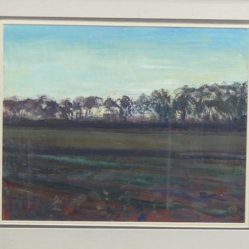 270 - Keith Money (New Zealand, b.1935), Wooded landscape, oil on board, signed with initial ‘M&rsqu... 