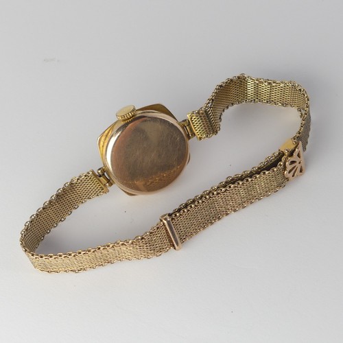 210 - A 1930's 9ct gold Rolex lady's Wristwatch, the signed gilt dial with Arabic Numerals, with a 15-jewe... 