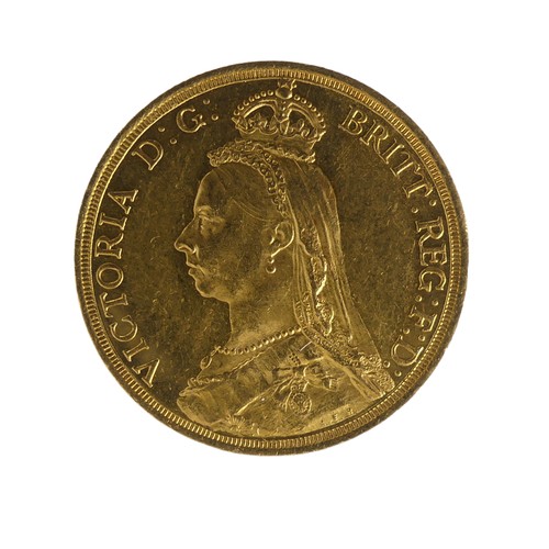 432 - A Victorian gold Two Pounds (£2), dated 1887.