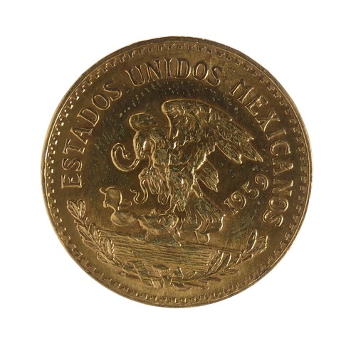 434 - A Mexican 20 Pesos gold (900) Coin, dated 1959, 16.7g.