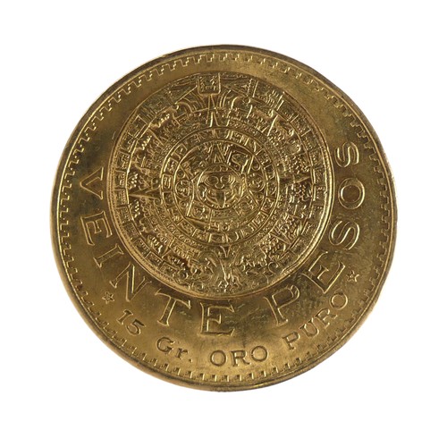 434 - A Mexican 20 Pesos gold (900) Coin, dated 1959, 16.7g.