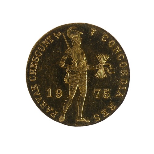 451 - A Dutch trade gold Ducat, dated 1975.