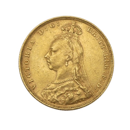 459 - A Victorian gold Sovereign, dated 1892.