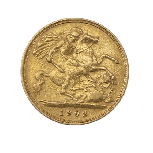 460 - An Edwardian gold Half Sovereign, dated 1902.