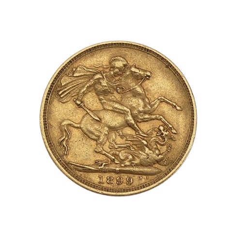 462 - A Victorian gold Sovereign, dated 1899, Sydney mint mark.