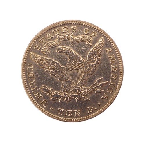 423 - A United States of America Eagle gold Ten (10) Dollars, dated 1895.