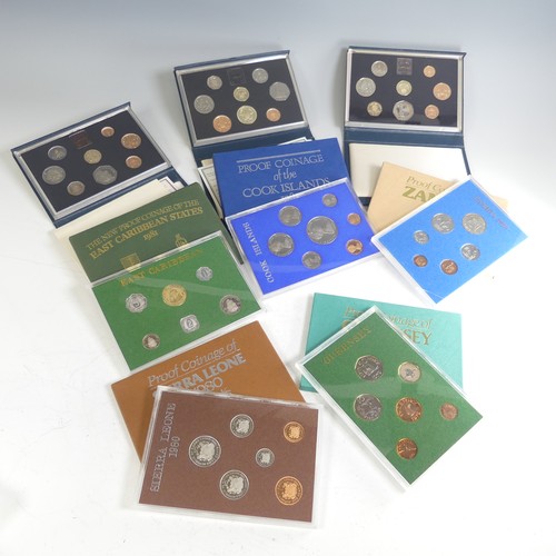 481 - The Royal Mint Proof Year Sets; dated 1983, 1984 and 1986, together with proof coin year sets for; T... 