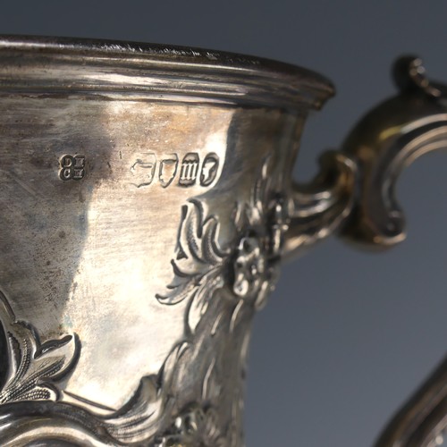 74 - A Victorian silver two handled Trophy Cup, by Daniel & Charles Houle, hallmarked London, 1867, o... 