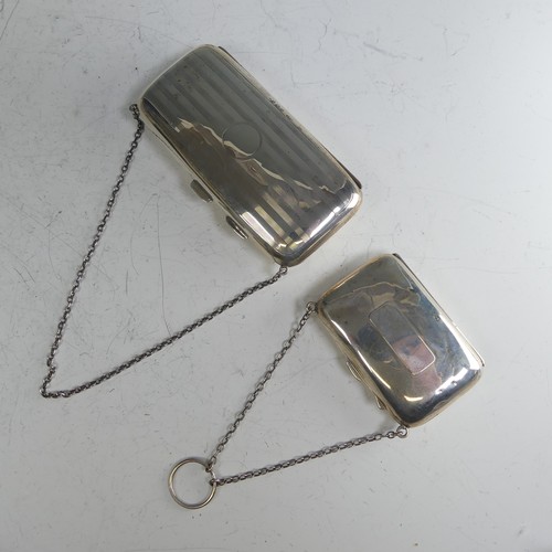 82 - A George V silver Purse, by Horton & Allday, hallmarked Birmingham 1918, of rounded rectangular ... 