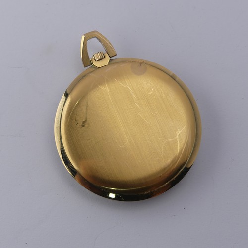 221 - A gold plated Omega De Ville Pocket Watch, 43mm diameter, in Omega card presentation box.... 