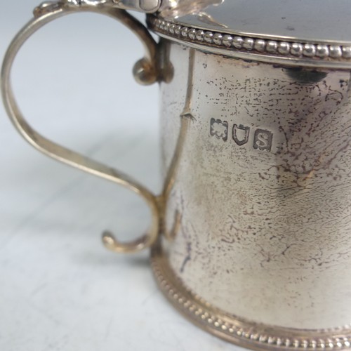 97 - A pair of George V silver Mustard Pots, by Johnson, Walker & Tolhurst, hallmarked London, 1913, ... 