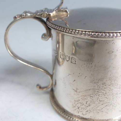 97 - A pair of George V silver Mustard Pots, by Johnson, Walker & Tolhurst, hallmarked London, 1913, ... 