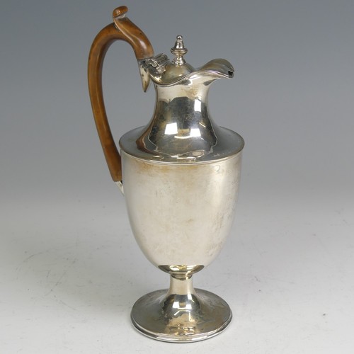 103 - A Victorian silver Hot Water Pot, by John Aldwinckle & Thomas Slater, hallmarked London 1887, wi... 